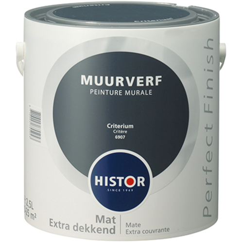 Histor Perfect Finish Muurverf Mat - Criterium - 2,5 liter Histor Perfect Finish Muurverf Mat - Criterium - 2,5 liter