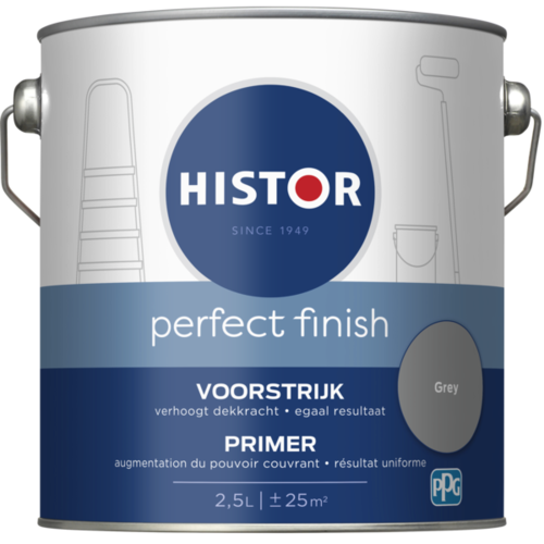 Histor Perfect Finish Voorstrijk - Grey - 2,5 liter Histor Perfect Finish Voorstrijk - Grey - 2,5 liter