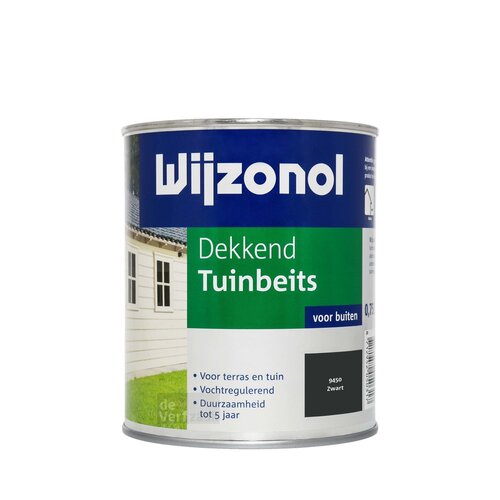 Wijzonol Dekkend Tuinbeits - Zwart Wijzonol Dekkend Tuinbeits - Zwart