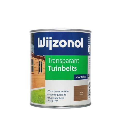 Wijzonol Transparant Tuinbeits - Eiken Wijzonol Transparant Tuinbeits - Eiken