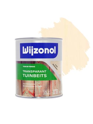 Wijzonol Transparant Tuinbeits - Whitewash