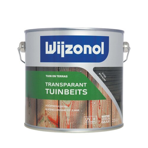 Wijzonol Transparant Tuinbeits - Antraciet Wijzonol Transparant Tuinbeits - Antraciet