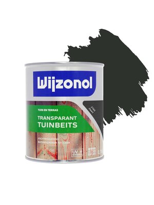 Wijzonol Transparant Tuinbeits - Zwart