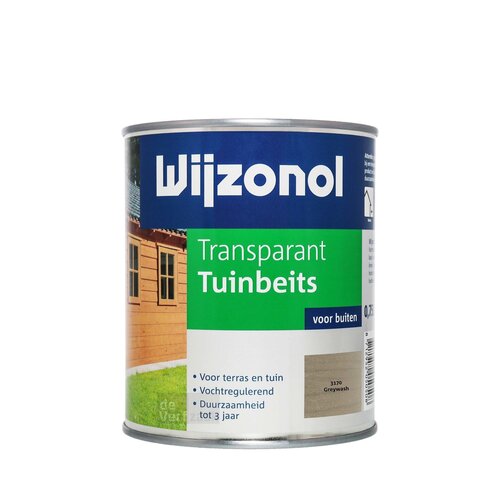 Wijzonol Transparant Tuinbeits - Grey Wash