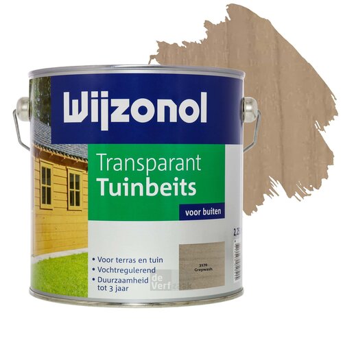 Wijzonol Transparant Tuinbeits - Grey Wash