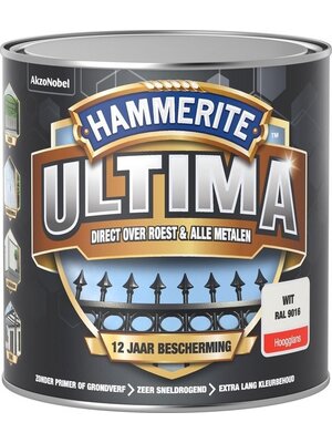 Hammerite Ultima Hoogglans - RAL 9016