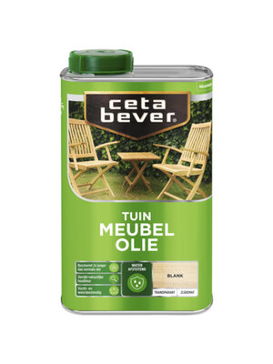 Cetabever Tuin Meubel Olie Transparant Zijdemat - Blank - 1 liter