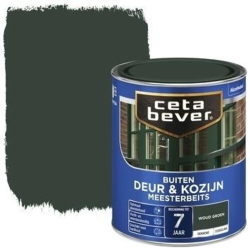Cetabever Meesterbeits Deur en Kozijn Dekkend Zijdeglans - Woudgroen Cetabever Meesterbeits Deur en Kozijn Dekkend Zijdeglans - Woudgroen