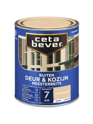 Cetabever Meesterbeits Deur en Kozijn Dekkend Zijdeglans - Zandsteengeel - 0,75 liter