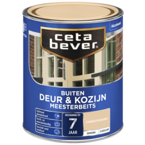 Cetabever Meesterbeits Deur en Kozijn Dekkend Zijdeglans - Zandsteengeel - 0,75 liter Cetabever Meesterbeits Deur en Kozijn Dekkend Zijdeglans - Zandsteengeel - 0,75 liter