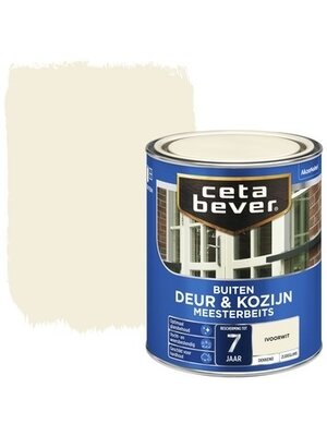 Cetabever Meesterbeits Deur en Kozijn Dekkend Zijdeglans - Ivoorwit - 0,75 liter