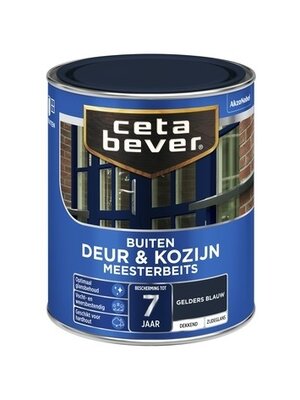 Cetabever Meesterbeits Deur en Kozijn Dekkend Zijdeglans - Gelders Blauw - 0,75 liter