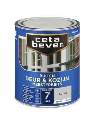 Cetabever Meesterbeits Deur en Kozijn Dekkend Zijdeglans - RAL 7035 - 0,75 liter