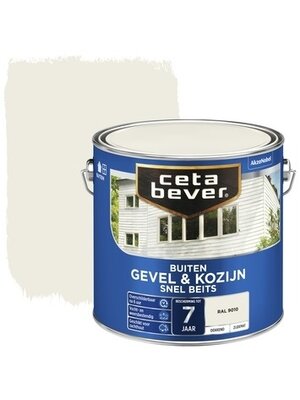 Cetabever Gevel en Kozijn Snel Beits Dekkend Zijdemat - RAL 9010