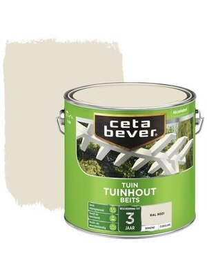 Cetabever Tuinhout Beits Dekkend Zijdeglans - RAL 9001