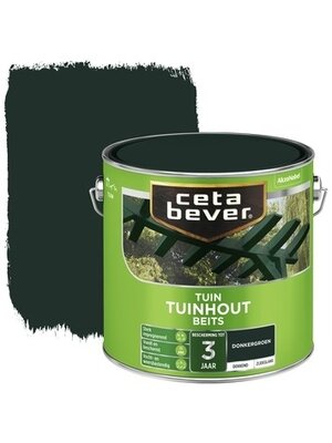 Cetabever Tuinhout Beits Dekkend Zijdeglans - Donkergroen