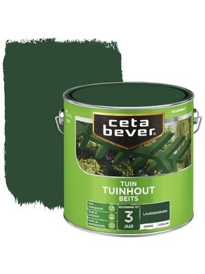 Cetabever Tuinhout Beits Dekkend Zijdeglans - Lauriergroen