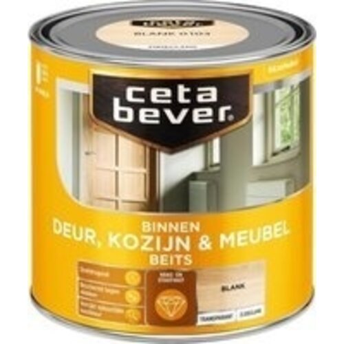 Cetabever Binnenbeits Deur Kozijn en Meubel Transparant Zijdeglans - Blank Cetabever Binnenbeits Deur Kozijn en Meubel Transparant Zijdeglans - Blank