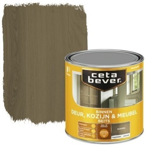 Cetabever Binnenbeits Deur Kozijn en Meubel Transparant Zijdeglans - Schors Cetabever Binnenbeits Deur Kozijn en Meubel Transparant Zijdeglans - Schors