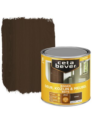 Cetabever Binnenbeits Deur Kozijn en Meubel Transparant Zijdeglans - Wenge