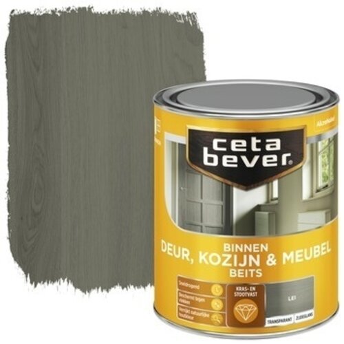 Cetabever Binnenbeits Deur Kozijn en Meubel Transparant Zijdeglans - Lei Cetabever Binnenbeits Deur Kozijn en Meubel Transparant Zijdeglans - Lei
