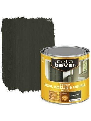 Cetabever Binnenbeits Deur Kozijn en Meubel Transparant Zijdeglans - Black Wash
