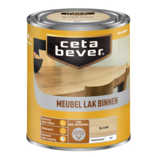 Cetabever Meubel Lak Binnen Transparant Mat - Blank Cetabever Meubel Lak Binnen Transparant Mat - Blank
