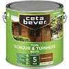 Cetabever Schuur en Tuinhuis Beits Transparant Zijdeglans - Donker Eiken