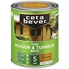 Cetabever Schuur en Tuinhuis Beits Transparant Zijdeglans - Donker Eiken