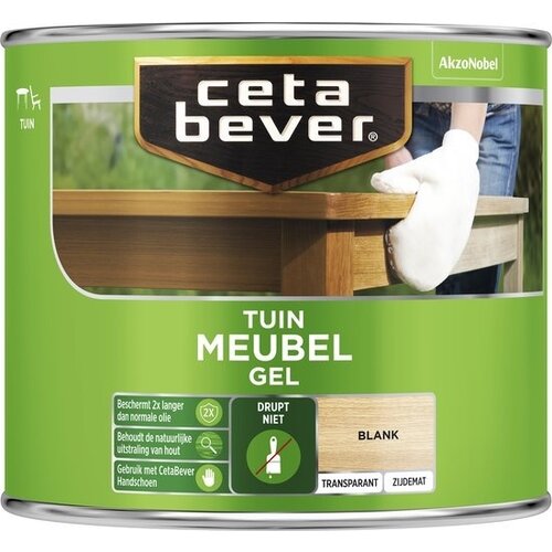 Cetabever Tuin Meubel Gel Transparant Mat - Blank - 0,5 liter Cetabever Tuin Meubel Gel Transparant Mat - Blank - 0,5 liter