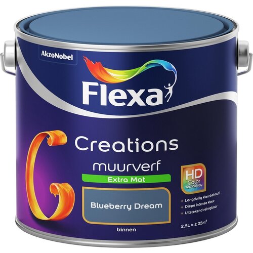 Flexa Creations Muurverf Extra Mat - Blueberry Dream
