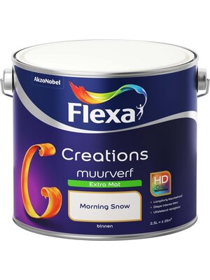 Flexa Creations Muurverf Extra Mat - Morning Snow