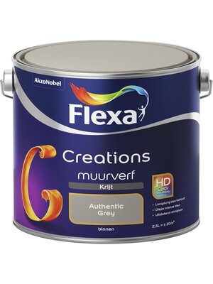Flexa Creations Muurverf Krijt - Authentic Grey