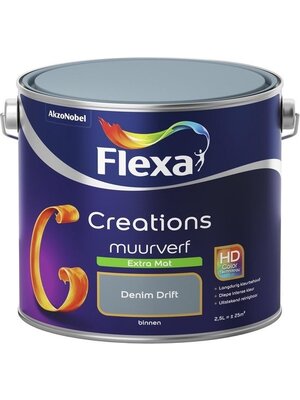 Flexa Creations Muurverf Extra Mat - Denim Drift