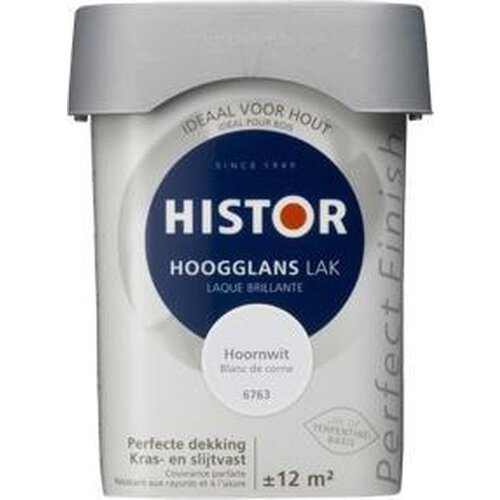 Histor Perfect Finish Hoogglans Lak - Hoornwit Histor Perfect Finish Hoogglans Lak - Hoornwit