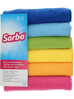 Sorbo Microvezeldoekjes - 6 stuks