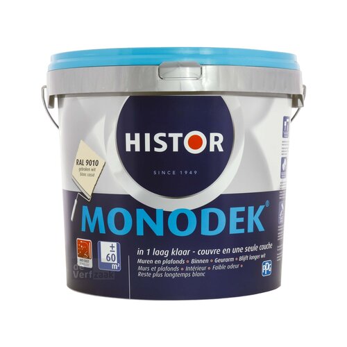 Histor Monodek Muurverf - RAL 9010 Histor Monodek Muurverf - RAL 9010
