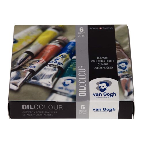Van Gogh Olieverf Starterset - 6 kleuren - Tubes van 20 ml Van Gogh Olieverf Starterset - 6 kleuren - Tubes van 20 ml