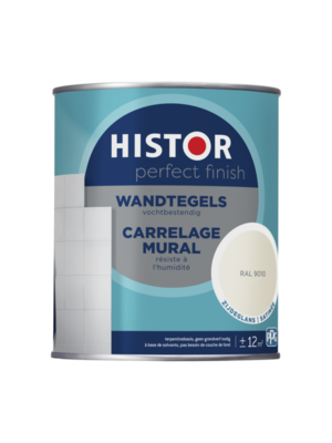 Histor Perfect Finish Wandtegels Zijdeglans - RAL 9010