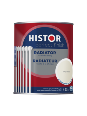 Histor Perfect Finish Radiator Zijdeglans - RAL 9010