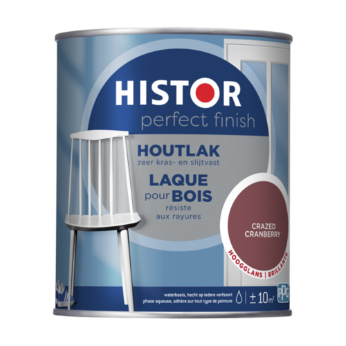 Histor Perfect Finish Houtlak Hoogglans - Crazed Cranberry Histor Perfect Finish Houtlak Hoogglans - Crazed Cranberry