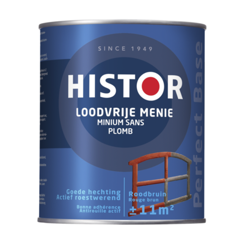 Histor Perfect Base Loodvrijemenie - Roodbruin Histor Perfect Base Loodvrijemenie - Roodbruin