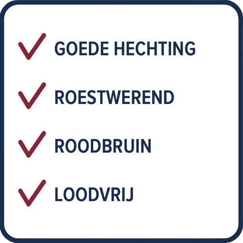 Histor Perfect Base Loodvrijemenie - Roodbruin Histor Perfect Base Loodvrijemenie - Roodbruin