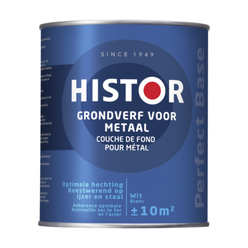 Histor Perfect Base Grondverf voor Metaal - Wit Histor Perfect Base Grondverf voor Metaal - Wit
