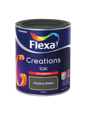 Flexa Creations Lak Hoogglans - Factory Green
