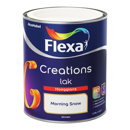 Flexa Creations Lak Hoogglans - Morning Snow Flexa Creations Lak Hoogglans - Morning Snow