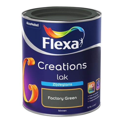 Flexa Creations Lak Zijdeglans - Factory Green Flexa Creations Lak Zijdeglans - Factory Green