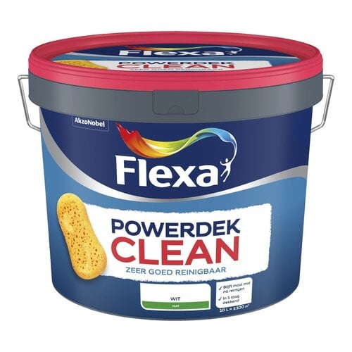 Flexa Powerdek Clean - Wit Flexa Powerdek Clean - Wit