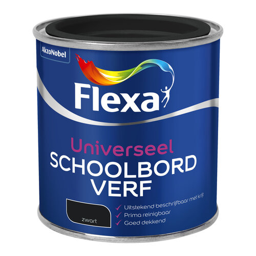 Flexa Schoolbordverf - Zwart Flexa Schoolbordverf - Zwart