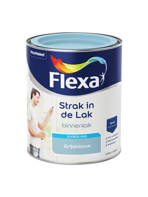 Flexa Strak in de Lak Binnenlak Zijdeglans - 1008 Grijsblauw